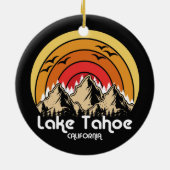 Lake Tahoe, Kalifornien Keramik Ornament (Hinten)