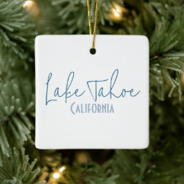 Lake Tahoe, Kalifornien Reiseandenken Keramikornament