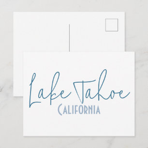 Lake Tahoe, Kalifornien Reiseandenken Postkarte