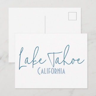 Lake Tahoe, Kalifornien Reiseandenken Postkarte