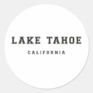 Lake Tahoe Kalifornien Runder Aufkleber