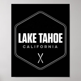 Lake Tahoe Kalifornien Ski T  Poster