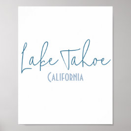 Lake Tahoe, Kalifornien Souvenir Poster