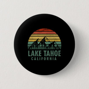 Lake Tahoe Kalifornien Vintage Berge Wandern Cam Button