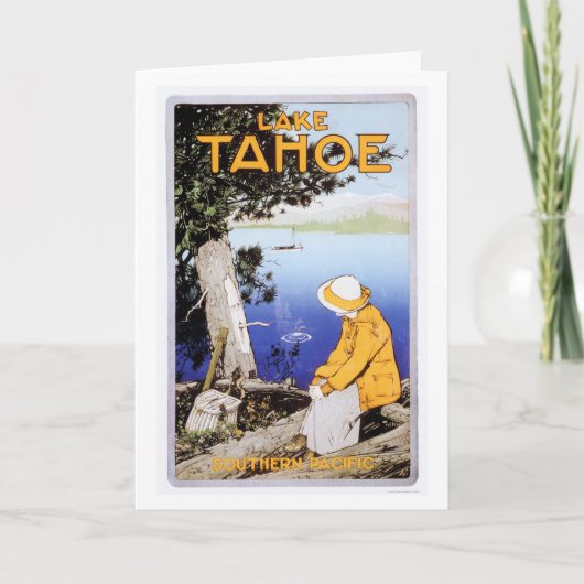 Lake Tahoe Karte (Vorderseite)