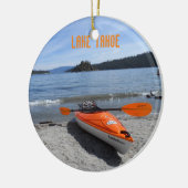 Lake Tahoe Kayak Keramik Ornament (Links)