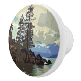 Lake Tahoe Keramik Pull Keramikknauf