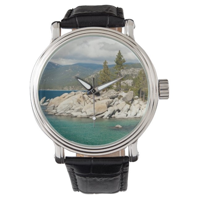 Lake Tahoe Landschaft Armbanduhr (Vorderseite)