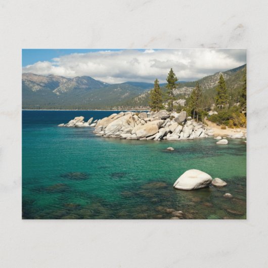 Lake Tahoe Landschaft Postkarte (Vorderseite)