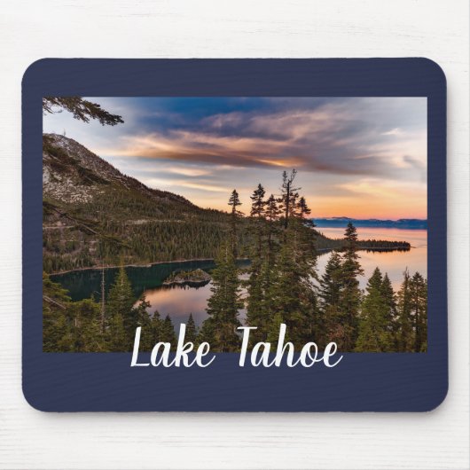 Lake Tahoe Landschaftliche Aussicht Mousepad (Vorne)