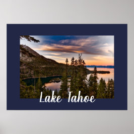 Lake Tahoe Landschaftliche Aussicht Poster