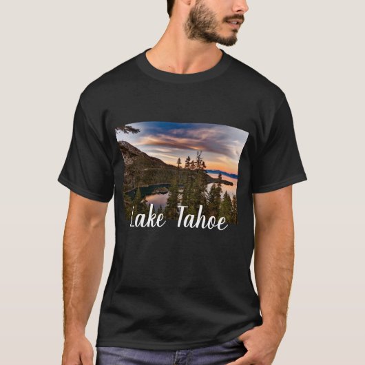 Lake Tahoe Landschaftliche Aussicht T-Shirt (Vorderseite)