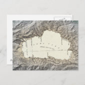 Lake Tahoe Map Postkarte (Vorne/Hinten)