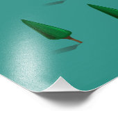 Lake Tahoe Map Reiseplakat Fotodruck (Ecke)