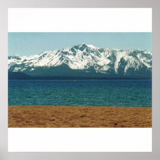 Lake Tahoe Nevada Beach Poster (Vorne)
