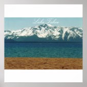 Lake Tahoe Nevada Beach Poster (Vorne)