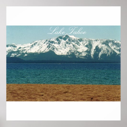 Lake Tahoe Nevada Beach Poster (Vorne)