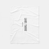 Lake Tahoe Nevada Fleecedecke (Vorderseite)