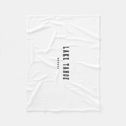 Lake Tahoe Nevada Fleecedecke (Vorderseite)