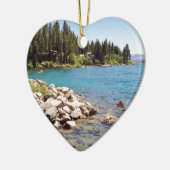 Lake Tahoe Nevada Keramik Ornament (Links)