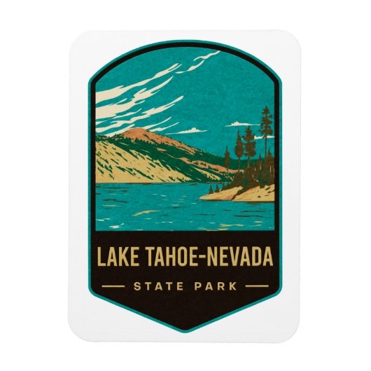 Lake Tahoe-Nevada Staat Park Magnet (Vertikal)
