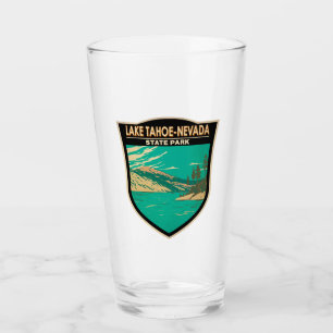 Lake Tahoe Nevada Staat Park Nevada Vintag Glas
