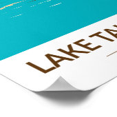 Lake Tahoe Nevada Staat Park Nevada Vintag Poster (Ecke)