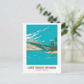 Lake Tahoe Nevada Staat Park Nevada Vintag Postkarte (Stehend Vorderseite)