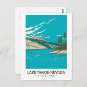 Lake Tahoe Nevada Staat Park Nevada Vintag Postkarte (Vorne/Hinten)