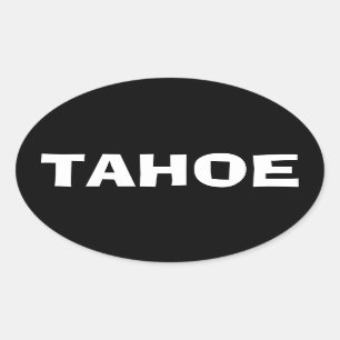 LAKE TAHOE OVALER HECKSTICKER AUFKLEBER