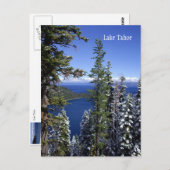 Lake Tahoe Postcard Postkarte (Vorne/Hinten)