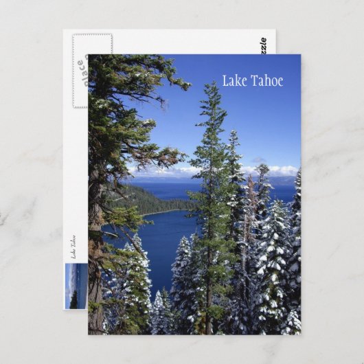 Lake Tahoe Postcard Postkarte (Vorne/Hinten)