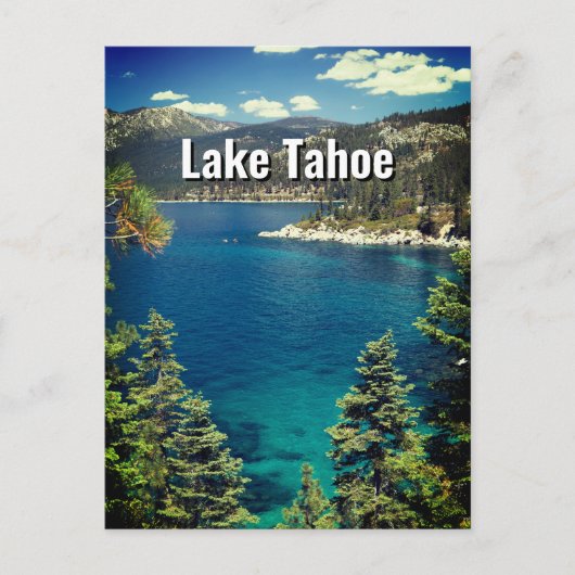 Lake Tahoe Postcard Postkarte (Vorderseite)