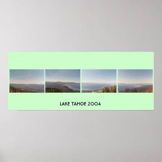 Lake Tahoe Poster (Vorne)
