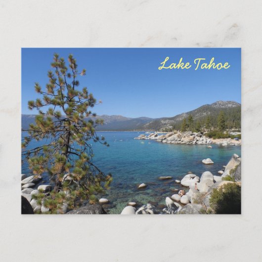 Lake Tahoe Postkarte (Vorderseite)
