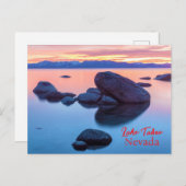 Lake Tahoe Postkarte (Vorne/Hinten)
