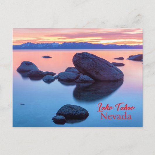 Lake Tahoe Postkarte (Vorderseite)