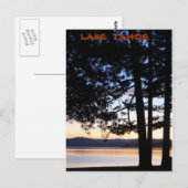 Lake Tahoe Postkarte (Vorne/Hinten)