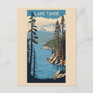 Lake Tahoe Postkarte