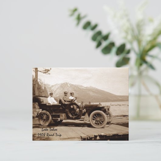 Lake Tahoe Postkarte (Stehend Vorderseite)