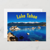 Lake Tahoe Postkarte (Vorne/Hinten)