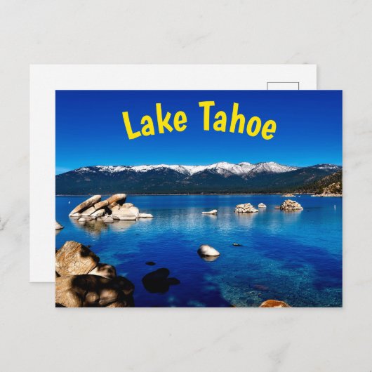 Lake Tahoe Postkarte (Vorne/Hinten)