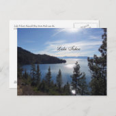 Lake Tahoe Postkarte (Vorne/Hinten)