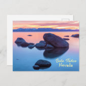 Lake Tahoe Postkarte (Vorne/Hinten)