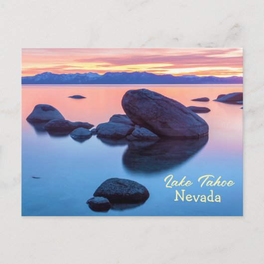 Lake Tahoe Postkarte (Vorderseite)