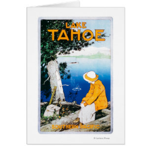 Lake Tahoe Promotional Poster, Lake Tahoe, CA