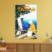 Lake Tahoe Promotional Poster, Lake Tahoe, CA Leinwanddruck (Insitu (Wohnzimmer))