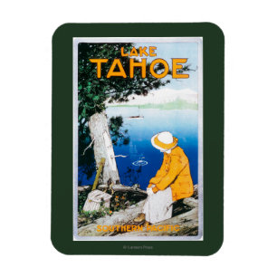 Lake Tahoe Promotional Poster, Lake Tahoe, CA Magnet
