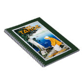 Lake Tahoe Promotional Poster, Lake Tahoe, CA Notizblock (Rechte Seite)