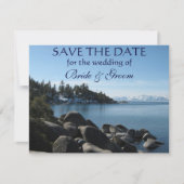 Lake Tahoe Rettete-the-Date Save The Date (Vorderseite)